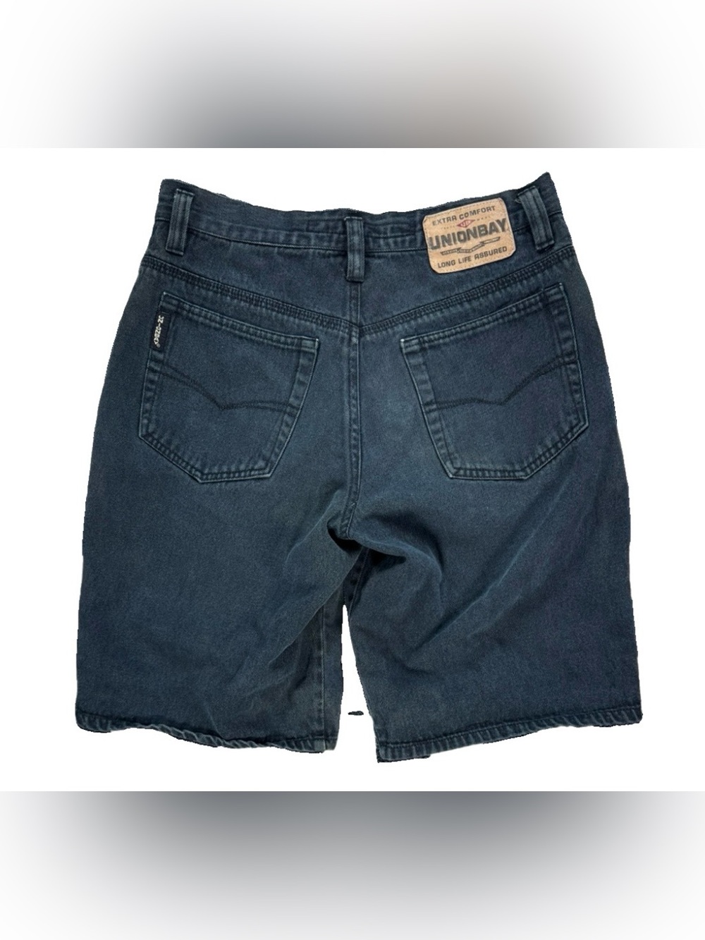 Vintage 90s Union Denim Shorts Jorts Men's 30 Black Workwear Y2K Skate Indie